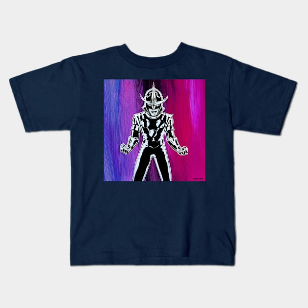 Nova the champion avenger Kids T-Shirt by jorge_lebeau